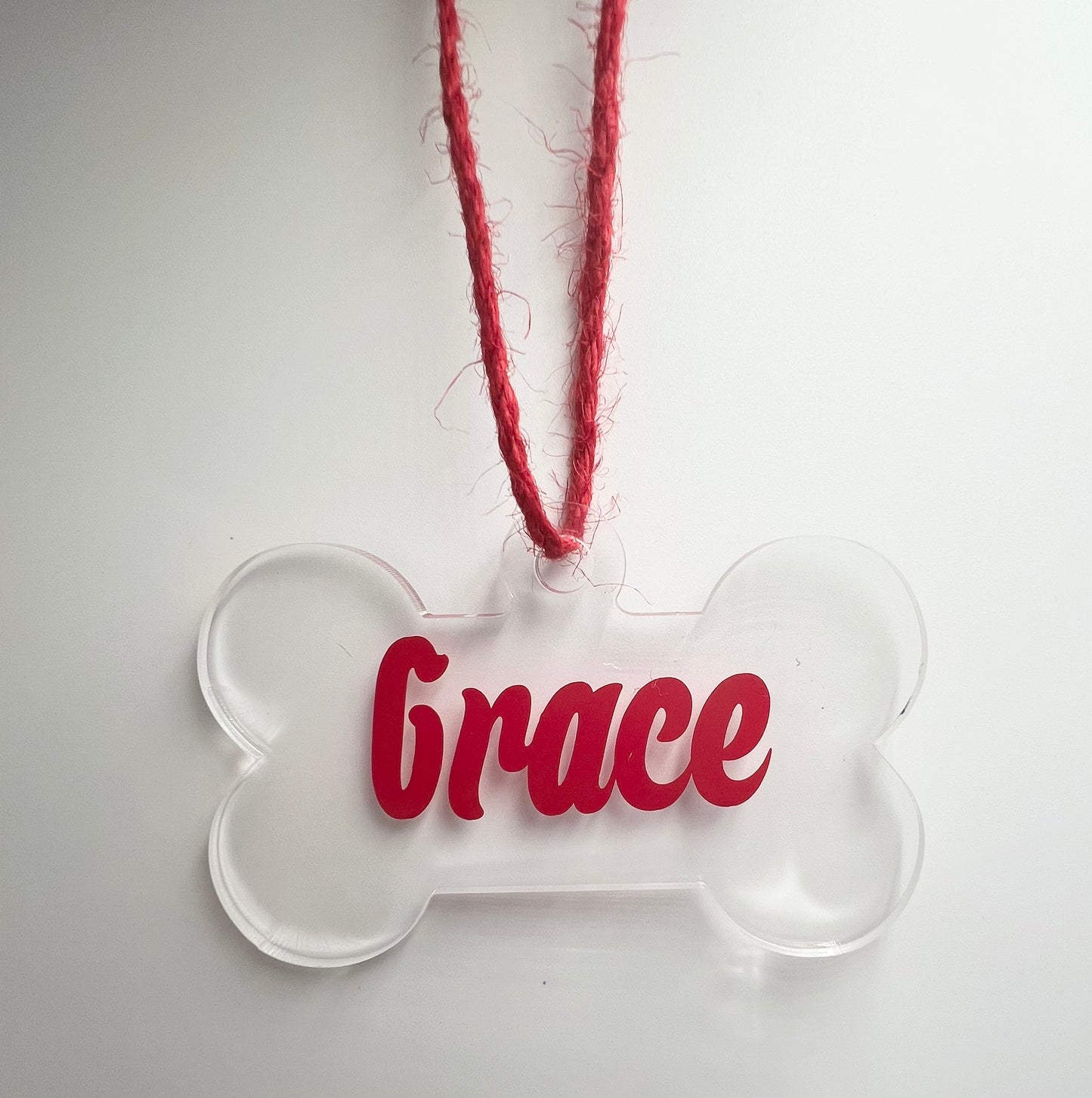 Dog Bone Ornament - Customized